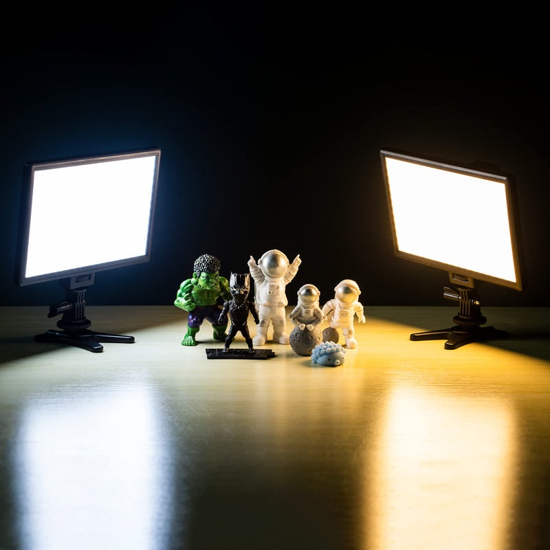 VILTROX لوحة إضاءة LED رفيعة للغاية VILTROX L116T CRI95+ قابلة للتعتيم، ضوء فيديو LED ثنائي اللون 3300K-5600K مع تحكم LCD/حامل ضوء (بدون بطارية/بدون محول تيار متردد) - Image 3